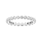 1 Carat T.w. Igi Certified Diamond 14k White Gold Eternity Ring, Women's, Size: 7
