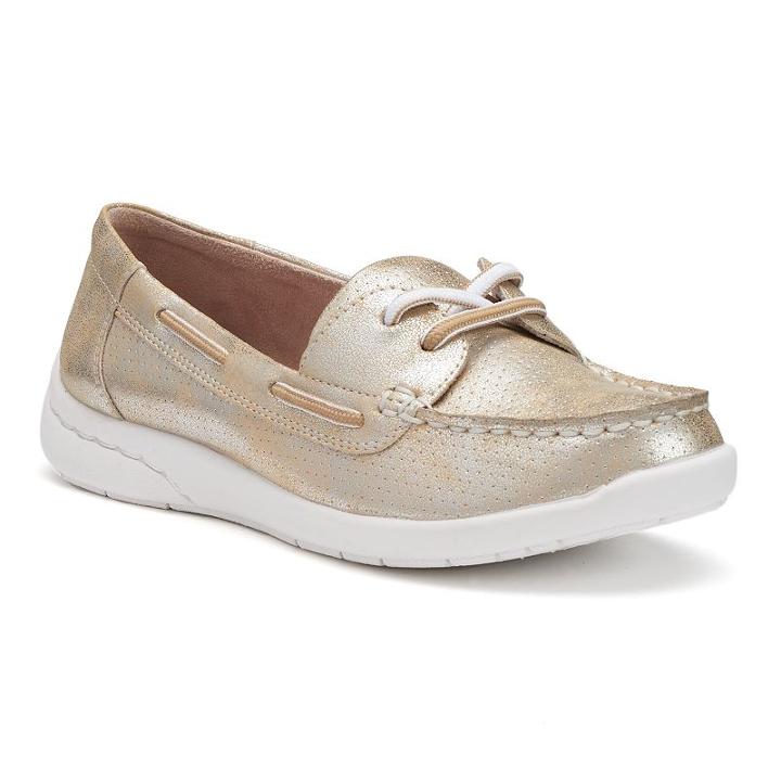 Croft & Barrow&reg; Women's Ortholite Boat Shoes, Size: 9, Beige Oth