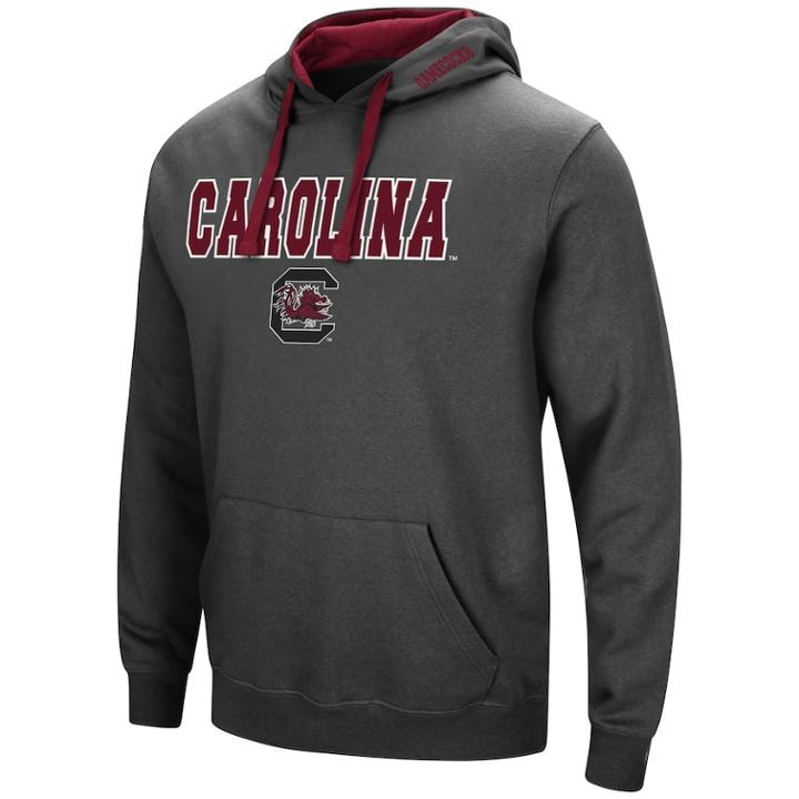 Men's South Carolina Gamecocks Pullover Fleece Hoodie, Size: Medium, Med Red