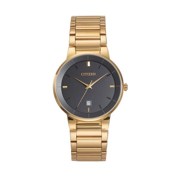 Citizen Men's Stainless Steel Watch - Bi5012-53e, Yellow