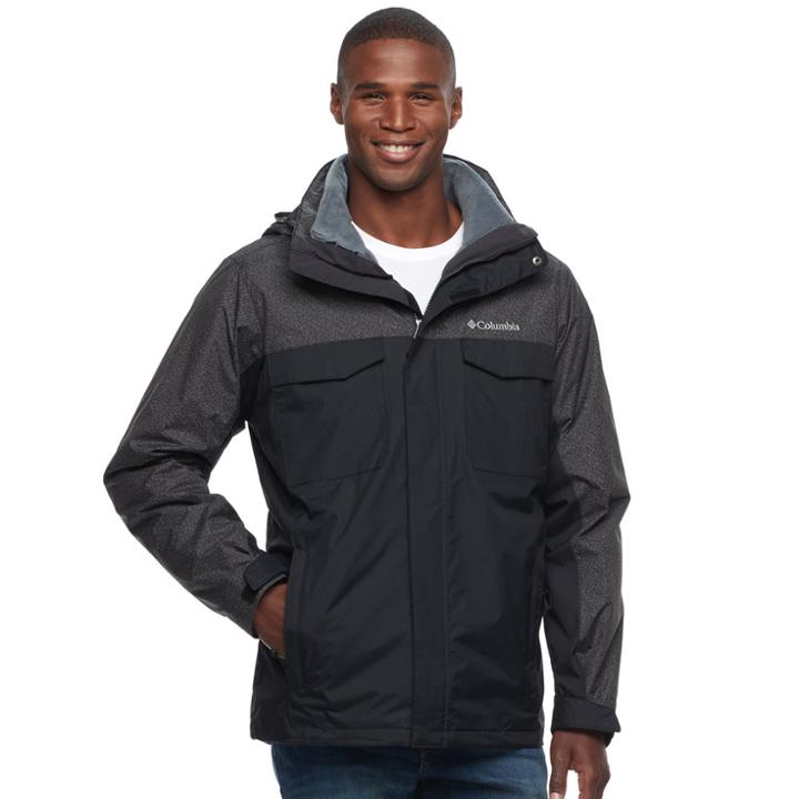 Big & Tall Columbia Timberline 3-in-1 Jacket, Men's, Size: 3xl Tall, Grey (charcoal)
