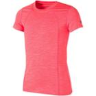 Girls 7-16 New Balance Short Sleeve Cross-dyed Performance Tee, Girl's, Size: Medium, Brt Pink