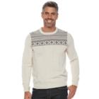 Big & Tall Croft & Barrow&reg; Classic-fit Crewneck Sweater, Men's, Size: 3xb, Natural