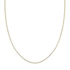 14k Gold Over Silver Box Chain Necklace - 24 In, Women's, Size: 24