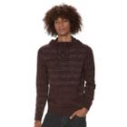 Men's Urban Pipeline&reg; Hooded Henley Sweater, Size: Medium, Drk Purple