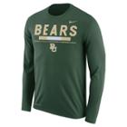 Men's Nike Baylor Bears Dri-fit Legend Staff Long-sleeve Tee, Size: Medium, Bay Green