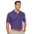 Big & Tall Croft & Barrow&reg; Classic-fit Easy-care Performance Pique Polo, Men's, Size: 3xl Tall, Med Purple