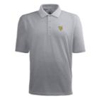 Men's West Virginia Mountaineers Pique Xtra Lite Polo, Size: Large, Grey