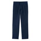 Boys 8-20 Chaps Fine Tick Dress Pants, Size: 16, Dark Blue
