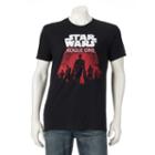 Men's Rogue One: A Star Wars Story Death Star Tee, Size: Large, Black