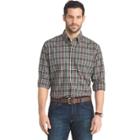 Men's Arrow Regular-fit Plaid Button-down Shirt, Size: Large, Green Oth