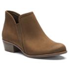 So&reg; Meme Women's Block Heel Ankle Boots, Teens, Size: Medium (9), Dark Green