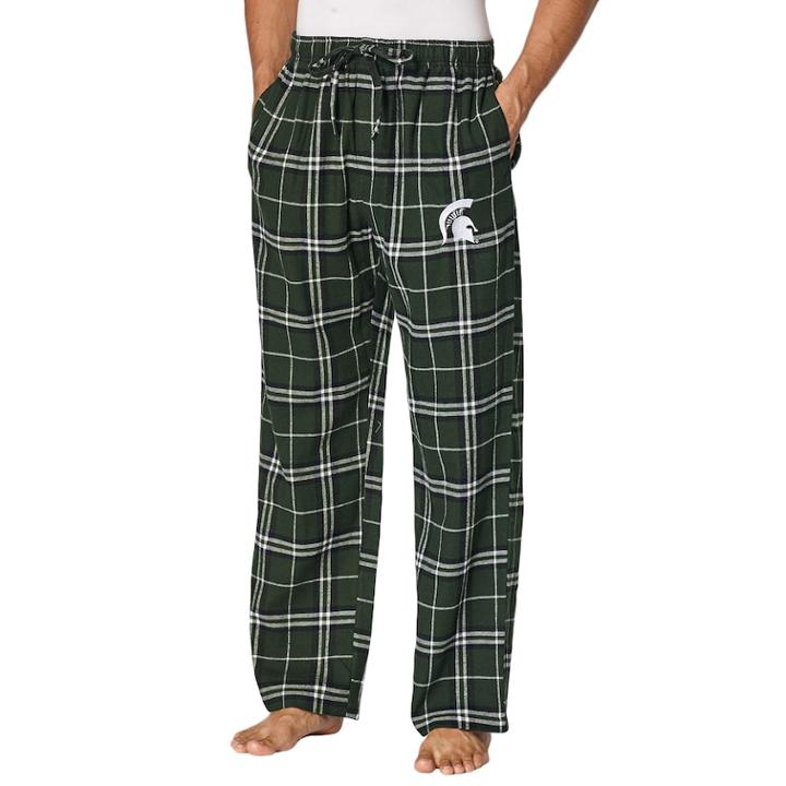 Men's Concepts Sport Michigan State Spartans Huddle Lounge Pants, Size: Small, Green