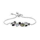 Brilliance Bolo Bracelet With Swarovski Crystals, Women's, Black