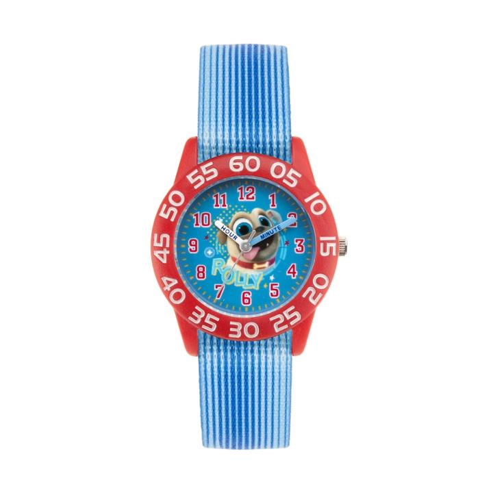 Disney's Puppy Dog Pals Rolly Kids' Time Teacher Watch, Adult Unisex, Size: Medium, Blue