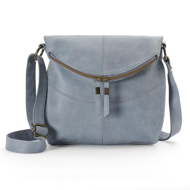 Sonoma Goods For Life&trade; Shelia Flap Crossbody Bag, Women's, Blue