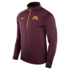 Men's Nike Minnesota Golden Gophers Quarter-zip Therma Top, Size: Xl, Red