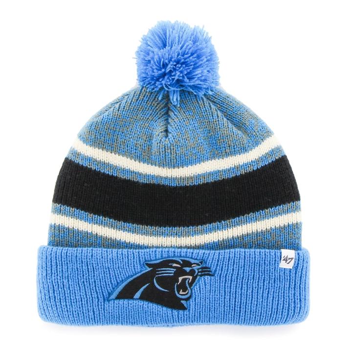 Adult '47 Brand Carolina Panthers Cuffed Knit Beanie, Men's, Blue