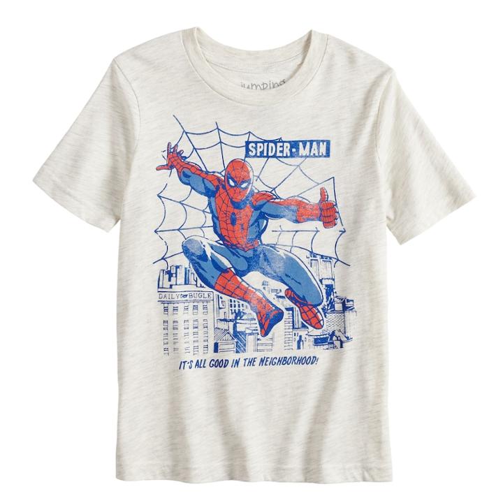 Boys 4-10 Jumping Beans&reg; Marvel Spider-man Graphic Tee, Size: 7x, Beige