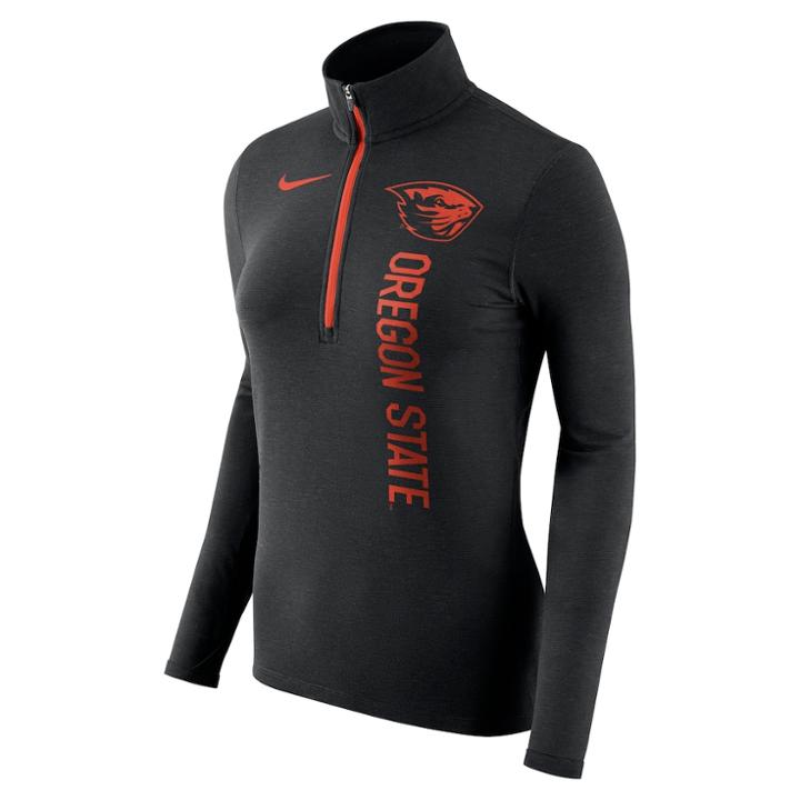 Women's Nike Oregon State Beavers Element Pullover, Size: Large, Black