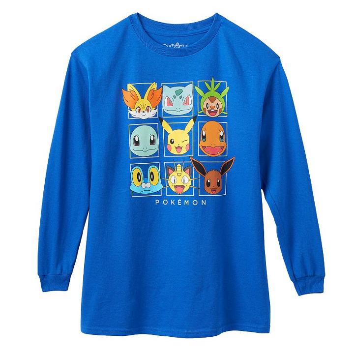 Boys 8-20 Pokemon Boxes Tee, Boy's, Size: Xl, Blue (navy)