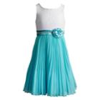 Girls 7-16 & Plus Size Pleated Dress, Size: 10, Blue