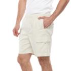 Big & Tall Croft & Barrow&reg; Regular-fit Twill Elastic Cargo Shorts, Men's, Size: 46, Lt Beige