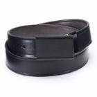 Apt. 9&reg; Matte Plaque Reversible Leather Belt - Men, Size: 30, Grey (charcoal)