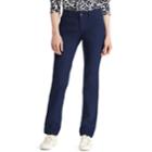 Petite Chaps Four-way Stretch Mid-rise Pants, Women's, Size: 16p-short, Blue