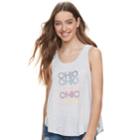 Juniors' About A Girl State Swing Tank, Size: Medium, Light Grey