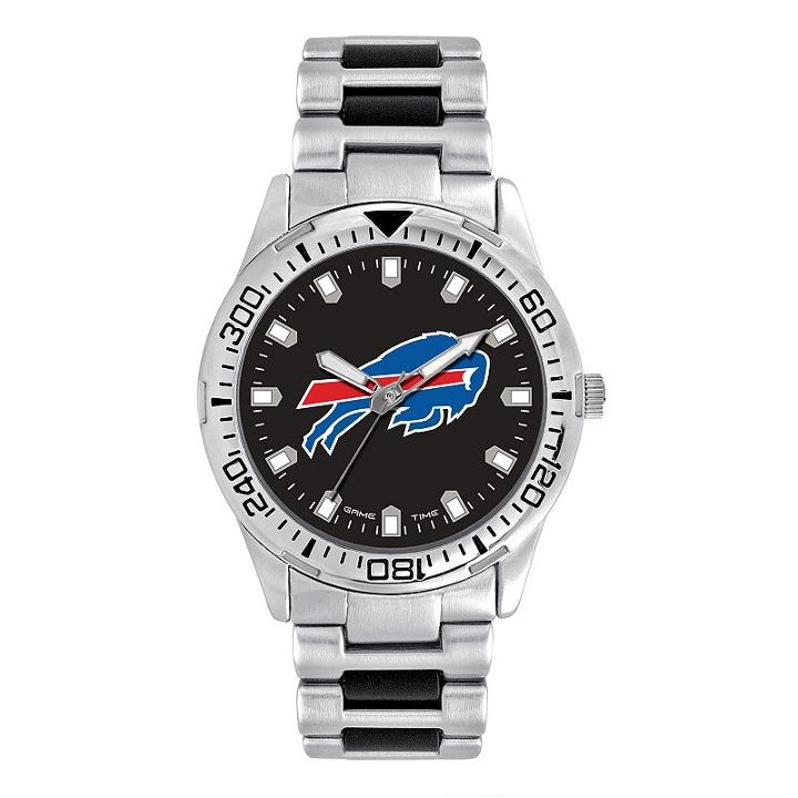 Men's Game Time Buffalo Bills Heavy Hitter Watch, Silver