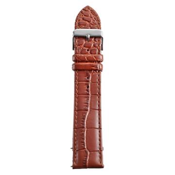 Kreisler Unisex Leather Watch Band, Size: 22mm, Brown