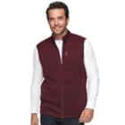 Men's Croft & Barrow&reg; Classic-fit Outdoor Fleece Vest, Size: Xl, Red