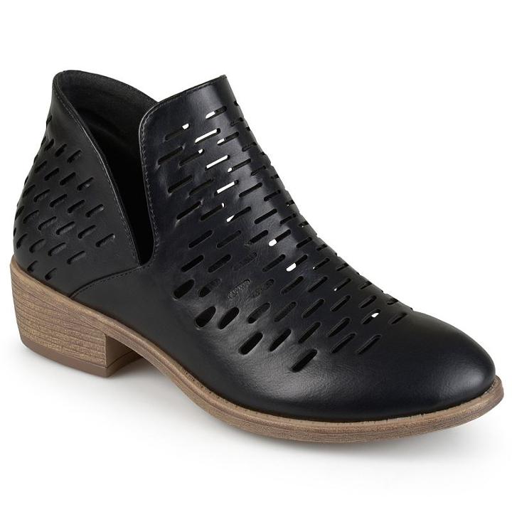 Journee Collection Aries Women's Ankle Boots, Girl's, Size: Medium (6.5), Black