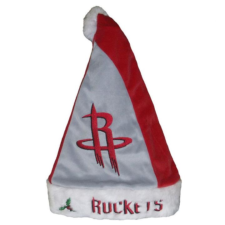 Adult Forever Collectibles Houston Rockets Santa Hat, Red