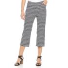 Women's Studio 253 Millennium Geometric Capri Dress Pants, Size: 14, Oxford