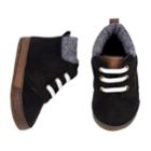 Baby Boy Carter's Boot Crib Shoes, Size: 3-6 Months, Black