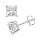 14k White Gold 2-ct. T.w. Igl Certified Princess-cut Diamond Solitaire Earrings, Women's