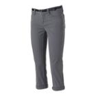 Juniors' Unionbay Winnie Stretch Twill Capris, Girl's, Size: 13, Light Grey