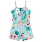 Girls 4-8 Oshkosh B'gosh&reg; Pop-over Romper, Girl's, Size: 4, Ovrfl Oth