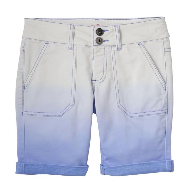 Girls 7-16 & Plus Size So&reg; Ombre Bermuda Shorts, Girl's, Size: 16, Brt Purple