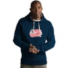 Men's Antigua New England Revolution Victory Logo Hoodie, Size: Large, Blue (navy)