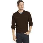 Big & Tall Van Heusen Mock-layered Classic-fit V-neck Tee, Men's, Size: Xxl Tall, Orange Oth