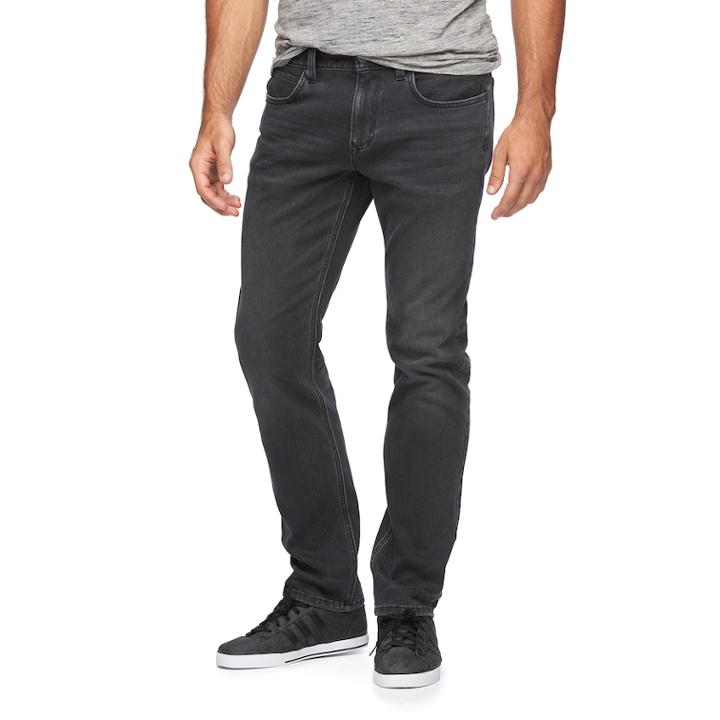 Men's Marc Anthony Luxury+ Slim-fit Stretch Jeans, Size: 30x36, Black