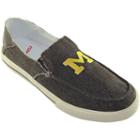 Men's Michigan Wolverines Drifter Slip-on Shoes, Size: 12, Brown