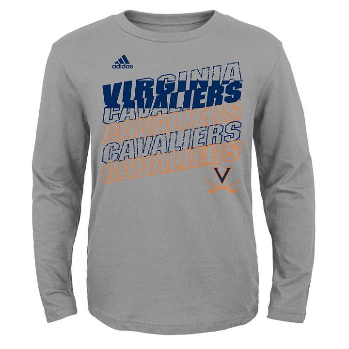 Boys 8-20 Adidas Virginia Cavaliers Tee, Boy's, Size: M(10-12), Grey Other