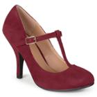 Journee Collection Lisa Women's High Heels, Girl's, Size: 7.5 Wide, Red