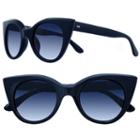 Lc Lauren Conrad 49mm Owl Cat-eye Gradient Sunglasses, Women's, Black