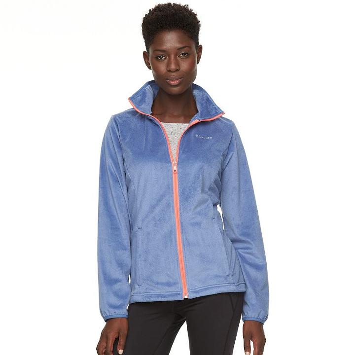 Women's Columbia Blustery Summit Fleece Jacket, Size: Small, Drk Purple