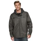 Big & Tall Urban Republic Hooded Faux-leather Jacket, Men's, Size: 2xb, Dark Grey